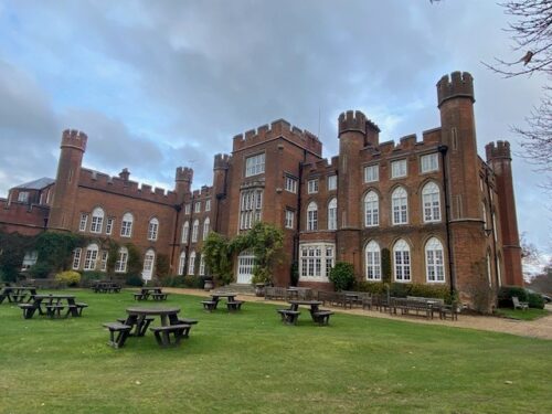 Cumberland Lodge in Great Windsor Park where the training workshop is held