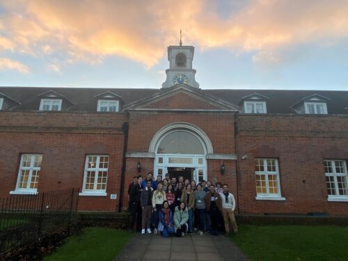 Group photo of the 2022 Windsor Workshop attendees in front of Cumberland Lodge, Great Windsor Park